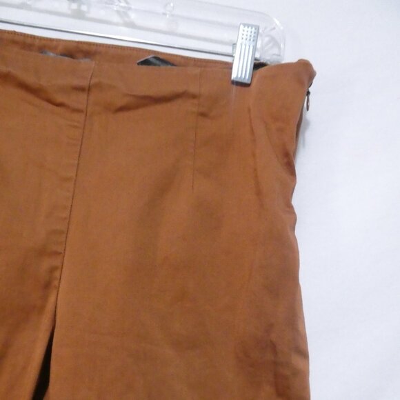 M&S COLLECTION | UK 12 | Stylish Brown Straight Leg Capris - Picture 4 of 16